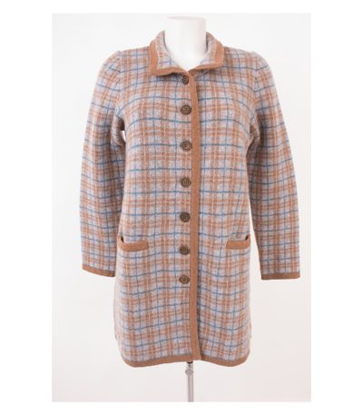 ASTRIFA Damen Trachten Strickjacke Gr. DE 36 Reine Merino-Wolle Mehrfarbig
