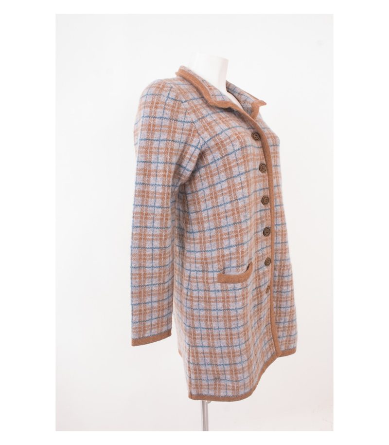 ASTRIFA Damen Trachten Strickjacke Gr. DE 36 Reine Merino-Wolle Mehrfarbig – Foto 2