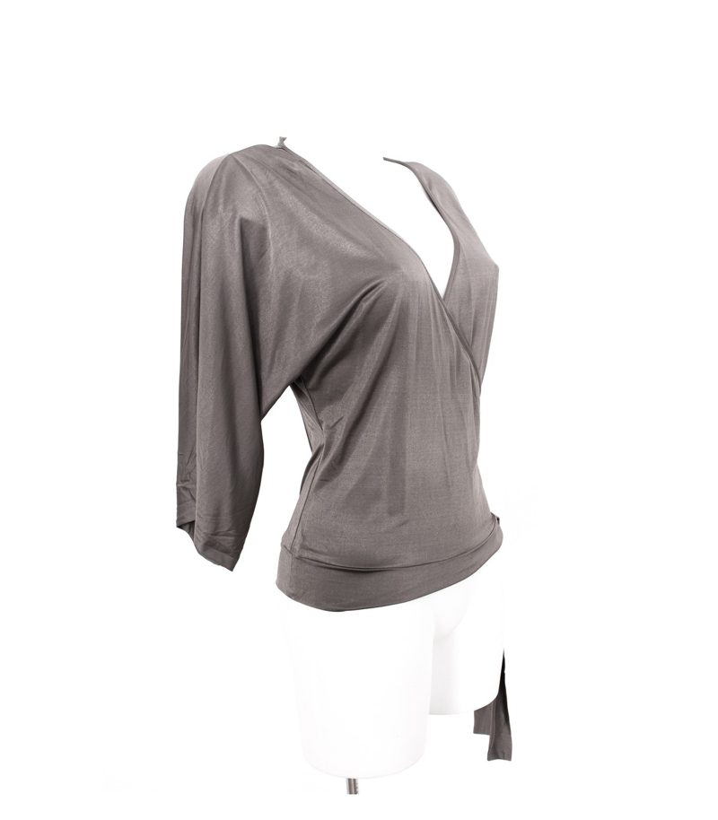 TUZZI Damen Bluse Top Gr. DE 36 Beigegrau – Foto 2