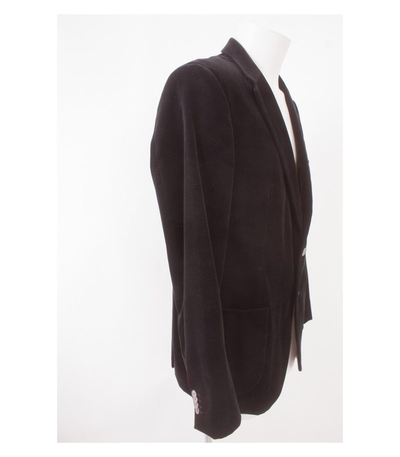JOOP Herren Sammt - Sakko Gr. 54 Modell/Style Fidelo Schwarz Baumwolle – Foto 2