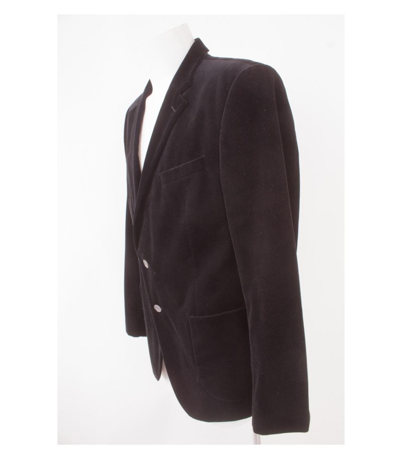 JOOP Herren Sammt - Sakko Gr. 54 Modell/Style Fidelo Schwarz Baumwolle – Foto 3