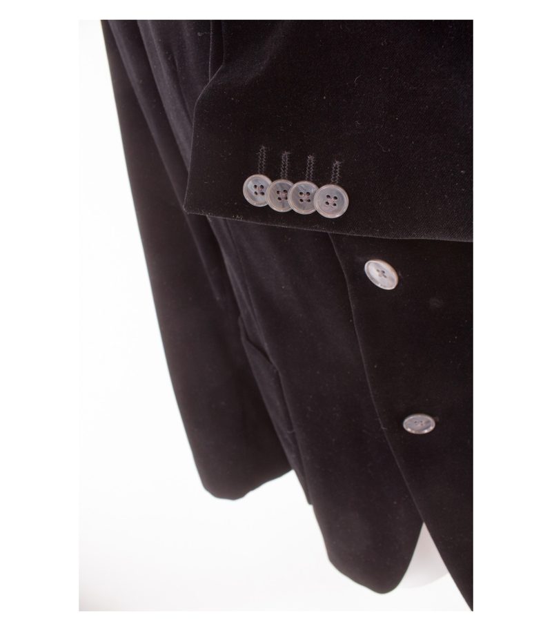 JOOP Herren Sammt - Sakko Gr. 54 Modell/Style Fidelo Schwarz Baumwolle – Foto 5