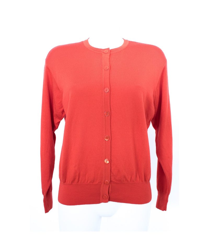 ULI KNECHT Damen Strickjacke Cardigan Feinstrick Gr. M Wolle Strick – Foto 1