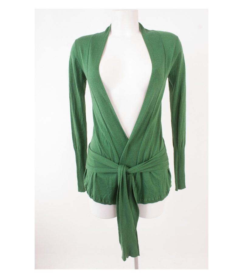 STEFFEN SCHRAUT Damen Pullover Strickjacke Gr. DE 34 Grün – Foto 1