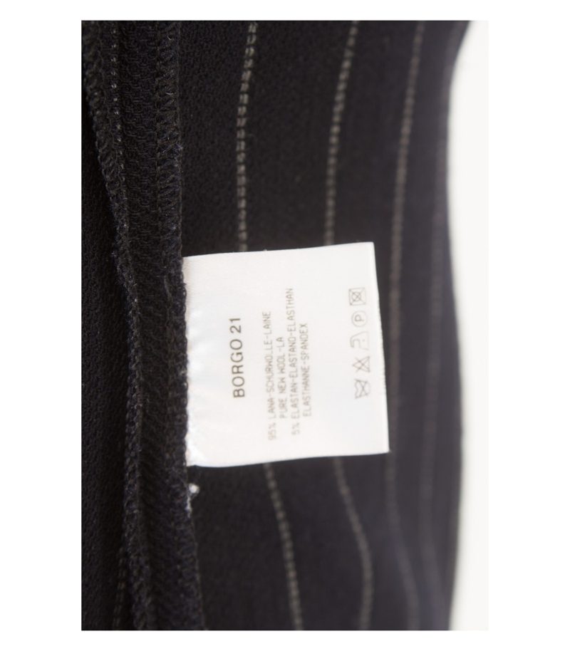 GIORGIO ARMANI Damen Hosenanzug Blazer Hose Borgo 21 Gr. XS Blau Wolle Elasthan – Foto 8
