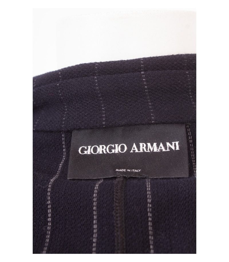 GIORGIO ARMANI Damen Hosenanzug Blazer Hose Borgo 21 Gr. XS Blau Wolle Elasthan – Foto 10