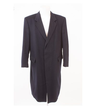 LODEN FREY Herren Mantel Gr. 25 Reines Blau Kaschmir Cashmere