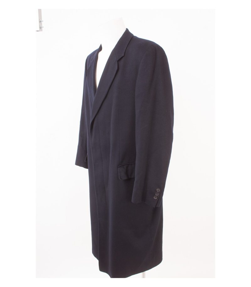 LODEN FREY Herren Mantel Gr. 25 Reines Blau Kaschmir Cashmere – Foto 3
