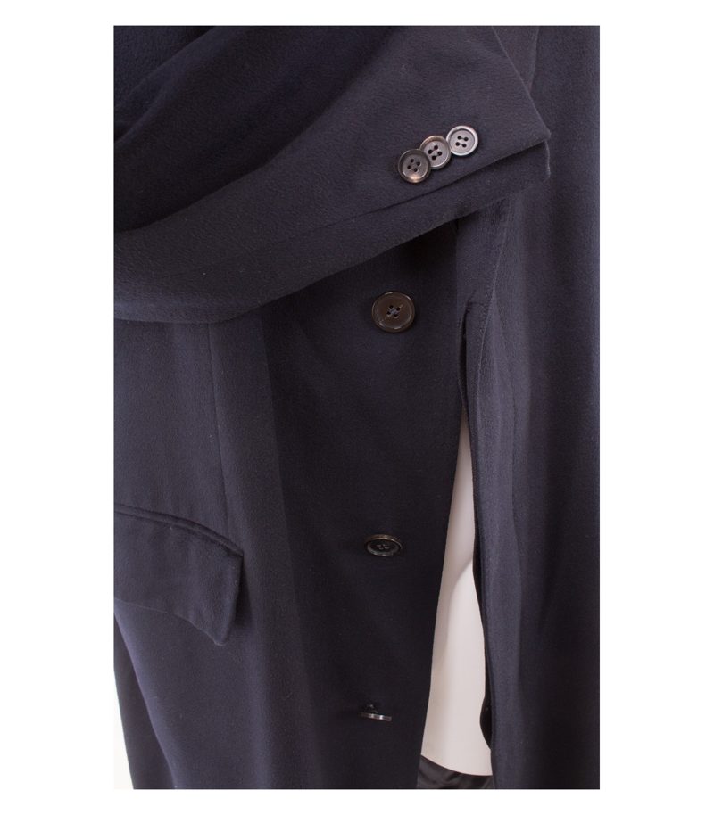 LODEN FREY Herren Mantel Gr. 25 Reines Blau Kaschmir Cashmere – Foto 5