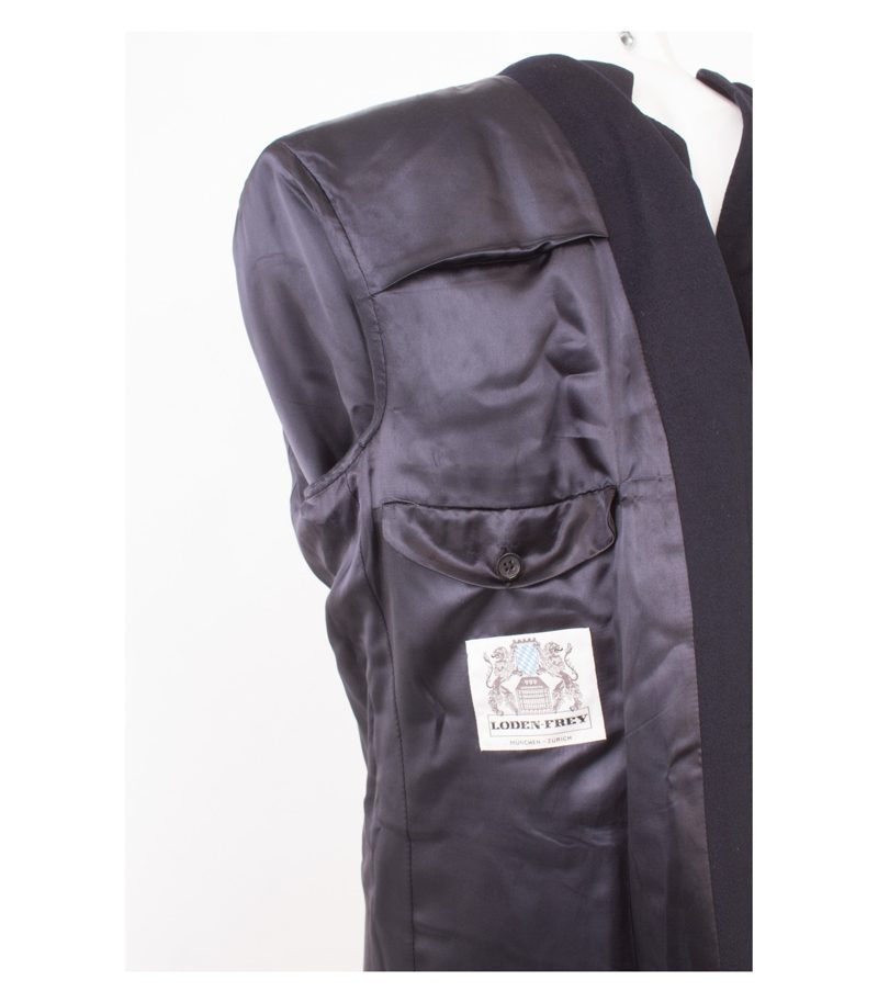 LODEN FREY Herren Mantel Gr. 25 Reines Blau Kaschmir Cashmere – Foto 7