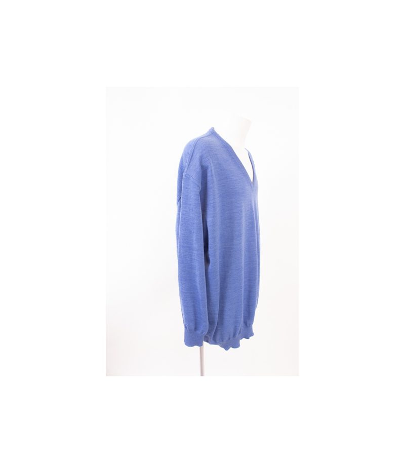 MAERZ Herren Pullover Merinowolle Gr. 70 Reine Blau Wolle Neu – Foto 2