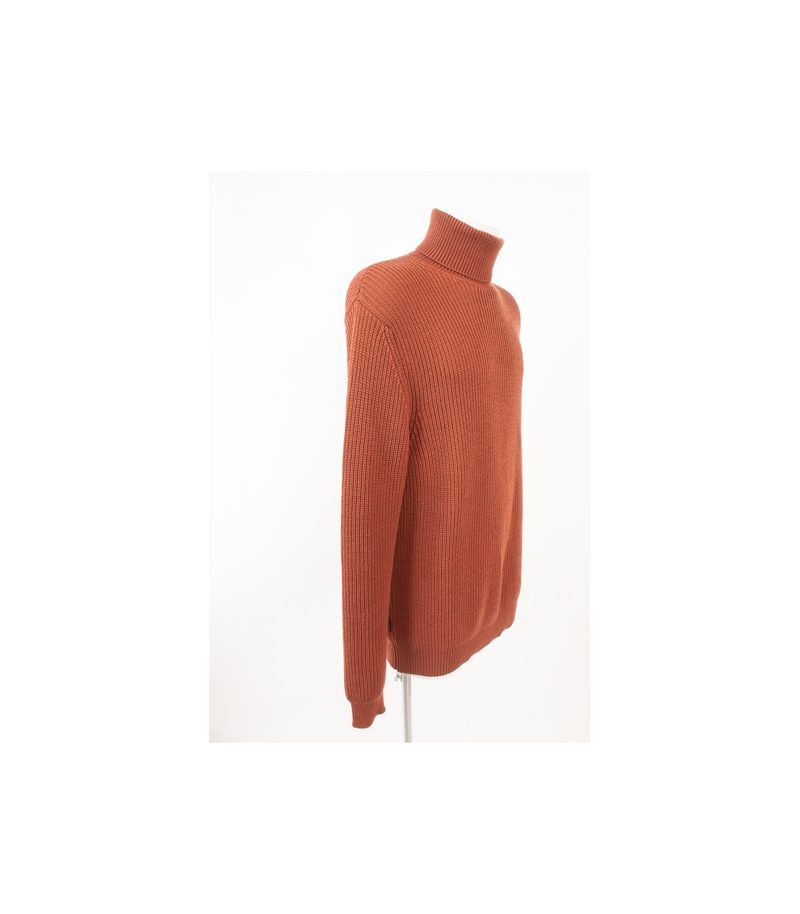 WOOLRICH Herren Pullover Rollkragen Merinowolle Gr. XL Reine Wolle – Foto 2