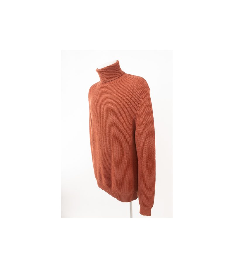 WOOLRICH Herren Pullover Rollkragen Merinowolle Gr. XL Reine Wolle – Foto 3