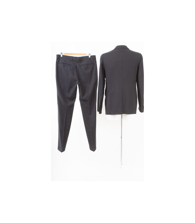 TAGLIATORE Herren Anzug Sakko Hose 100´S Gr. 50/7/L Reine Super Wolle – Foto 2
