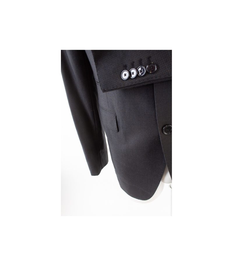 TAGLIATORE Herren Anzug Sakko Hose 100´S Gr. 50/7/L Reine Super Wolle – Foto 4
