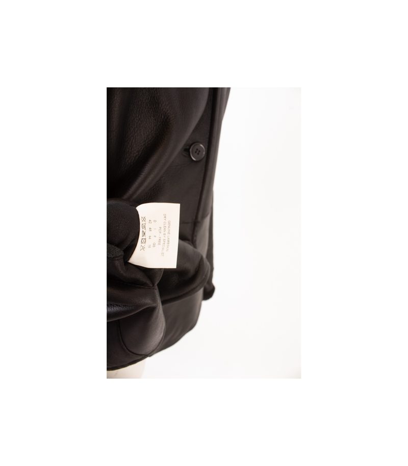 FOR EVER Leather for You Damen Jacke Lammfelljacke Winterjacke Gr. DE 42 Schwarz – Foto 6