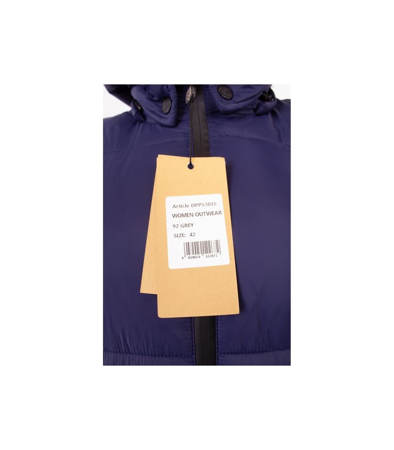 PLEIN SPORT Damen Mantel Wintermantel Blaulila DPPS301S Gr. DE IT 42 DE 36 Neu – Foto 5