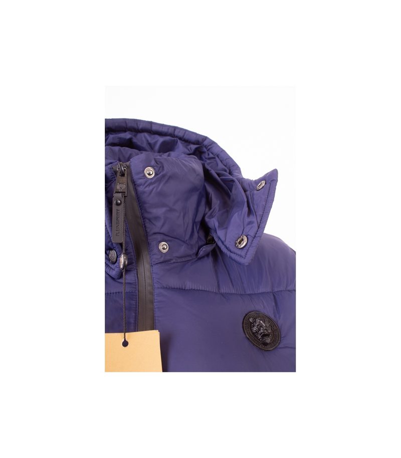 PLEIN SPORT Damen Mantel Wintermantel Blaulila DPPS301S Gr. DE IT 42 DE 36 Neu – Foto 7