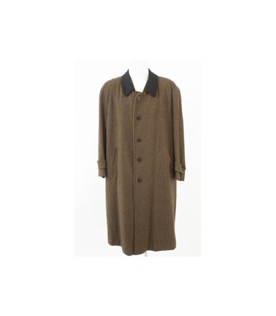 Burberry's Herren Mantel Wollmantel Gr. 25 Reine Mehrfarbig Wolle
