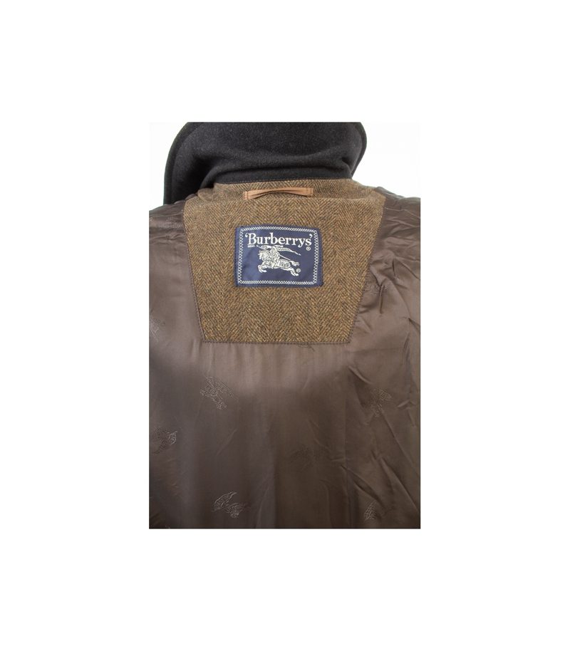 Burberry's Herren Mantel Wollmantel Gr. 25 Reine Mehrfarbig Wolle – Foto 8