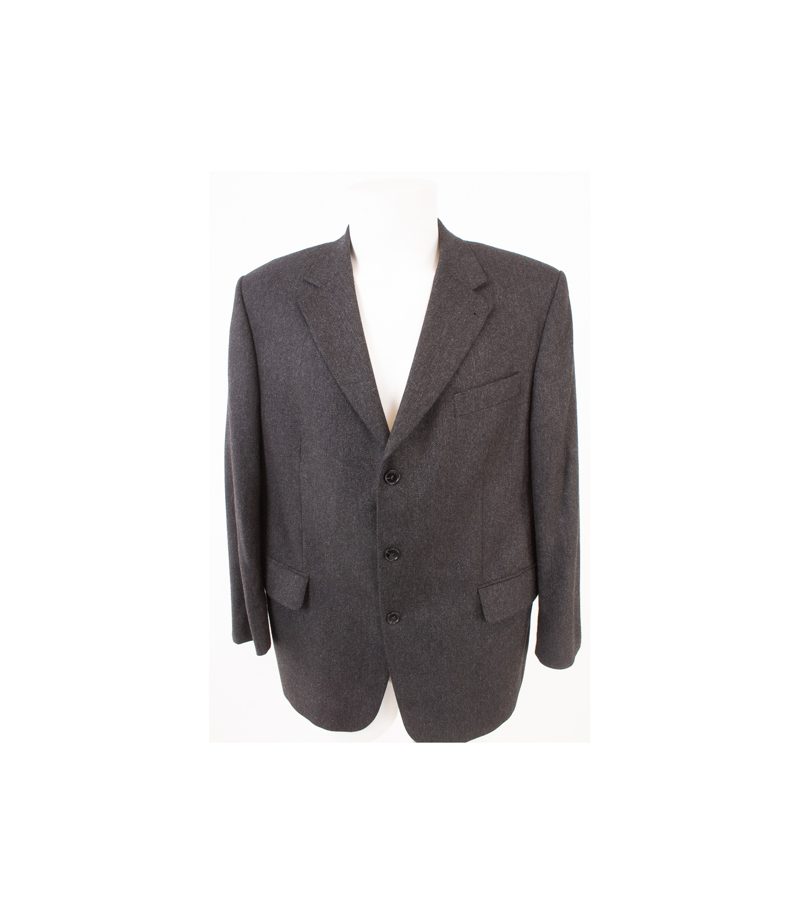 Tom Rusborg Herren Sakko Anthrazitgrau Gr. 26,5 Reines Kaschmir Cashmere – Foto 1