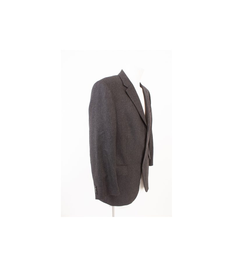 Tom Rusborg Herren Sakko Anthrazitgrau Gr. 26,5 Reines Kaschmir Cashmere – Foto 2