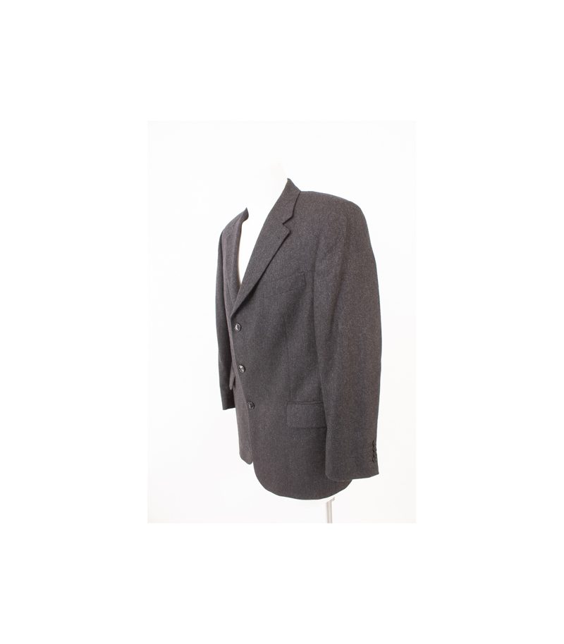 Tom Rusborg Herren Sakko Anthrazitgrau Gr. 26,5 Reines Kaschmir Cashmere – Foto 3