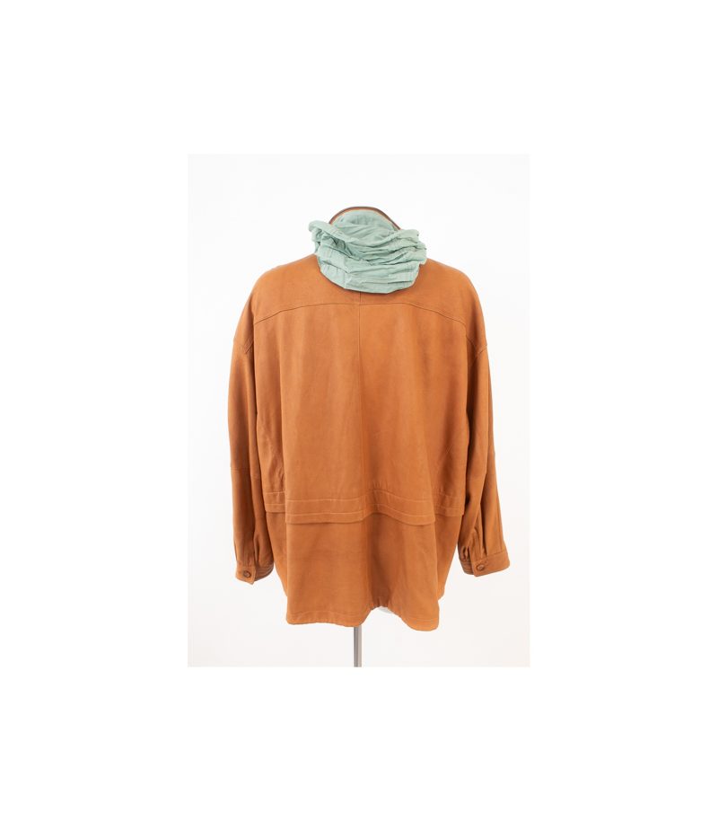 CHRIST Herren Lederjacke Gr. 54 Braun Leder – Foto 5