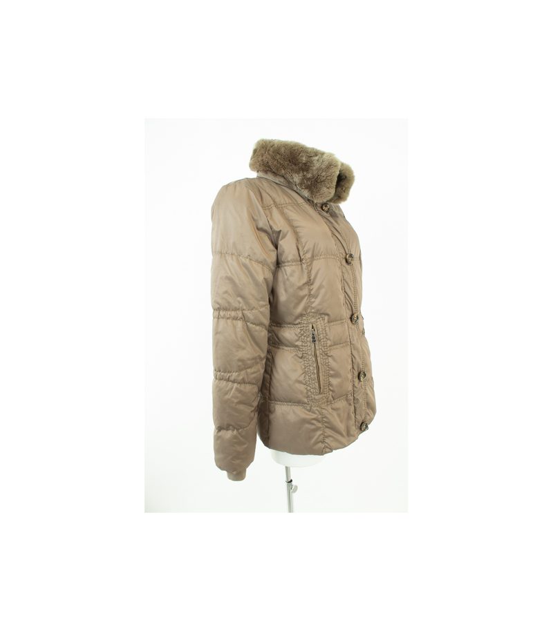 MILESTONE Damen Jacke Daunenjacke Gr. L Graubeige – Foto 2