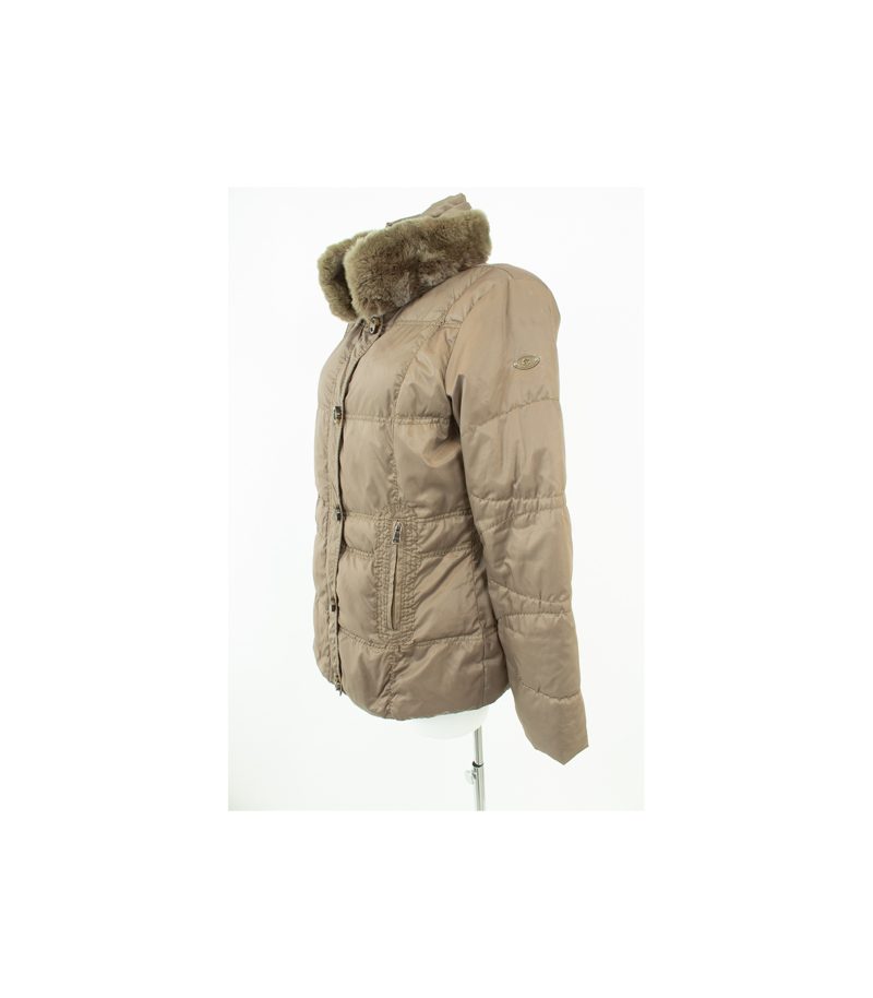 MILESTONE Damen Jacke Daunenjacke Gr. L Graubeige – Foto 3
