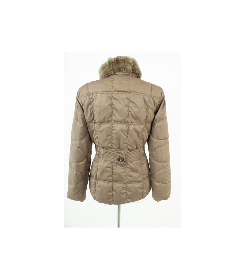 MILESTONE Damen Jacke Daunenjacke Gr. L Graubeige – Foto 4