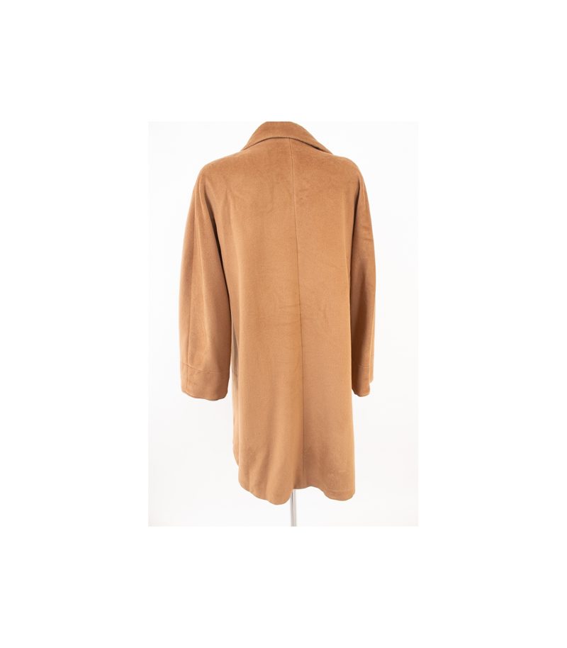 YELL Damen Mantel Wollmantel Gr. DE 42 Beige Angora Wolle Kaschmir Cashmere – Foto 4