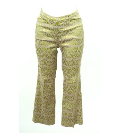 SCHUMACHER Damen Hose Muster Gr. XS Mehrfarbig