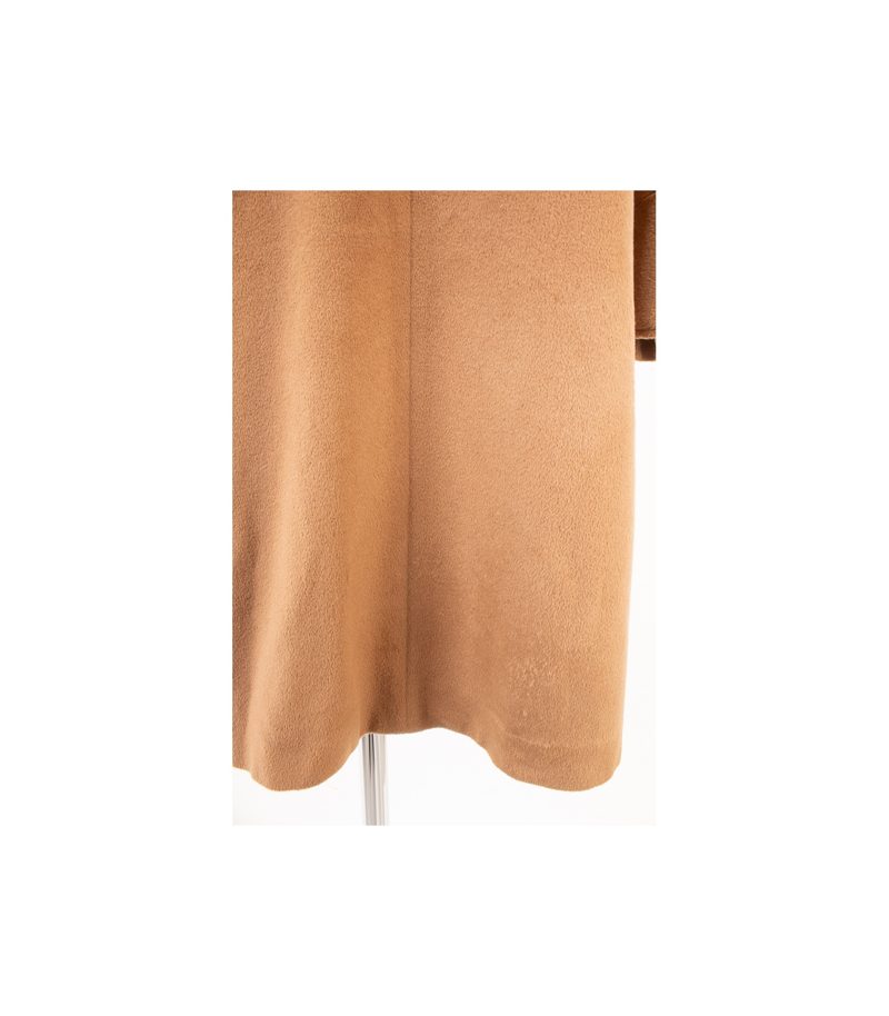 YELL Damen Mantel Wollmantel Gr. DE 42 Beige Angora Wolle Kaschmir Cashmere – Foto 5