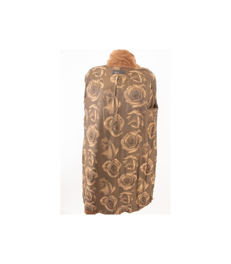 YELL Damen Mantel Wollmantel Gr. DE 42 Beige Angora Wolle Kaschmir Cashmere – Foto 7