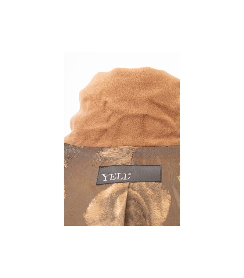 YELL Damen Mantel Wollmantel Gr. DE 42 Beige Angora Wolle Kaschmir Cashmere – Foto 8