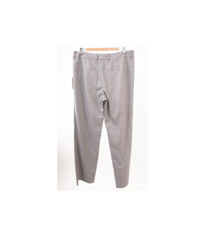 AIGNER Damen Hose Wollhose Stretch Gr. DE 46 Grau Neu – Foto 2