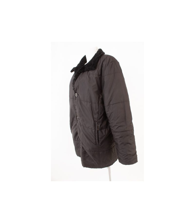 CHRIST Damen Mantel Wendemantel Gr. DE 42 Schwarz Leder – Foto 4