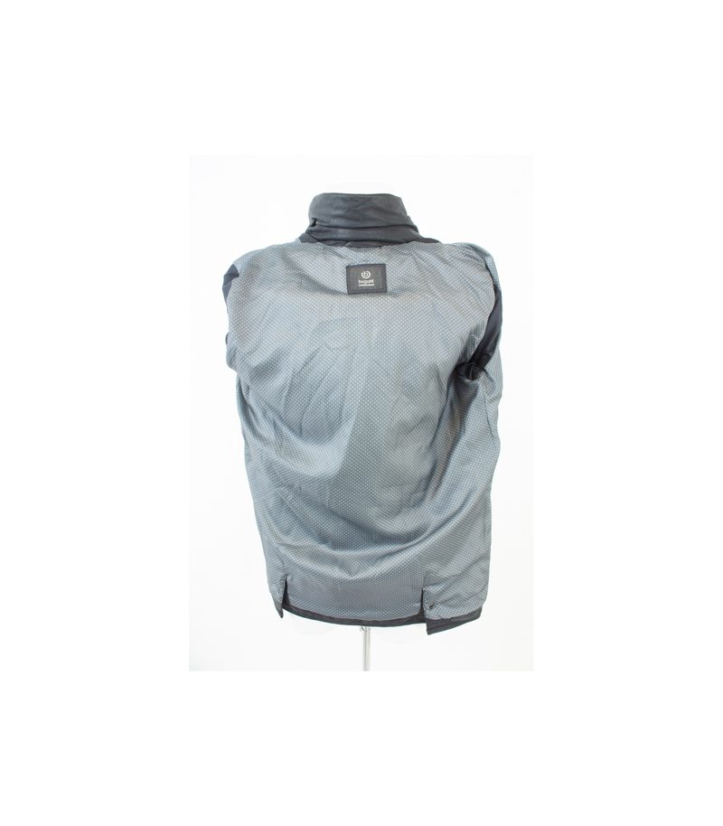 bugatti Herren Lederjacke Steppjacke Gr. 48 Blau Leder – Foto 6