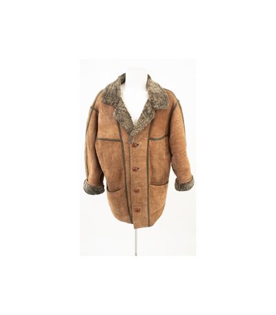 CHRIST Herren Mantel Lammfellmantel Gr. 52 Leder