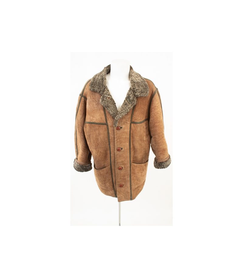 CHRIST Herren Mantel Lammfellmantel Gr. 52 Leder – Foto 1