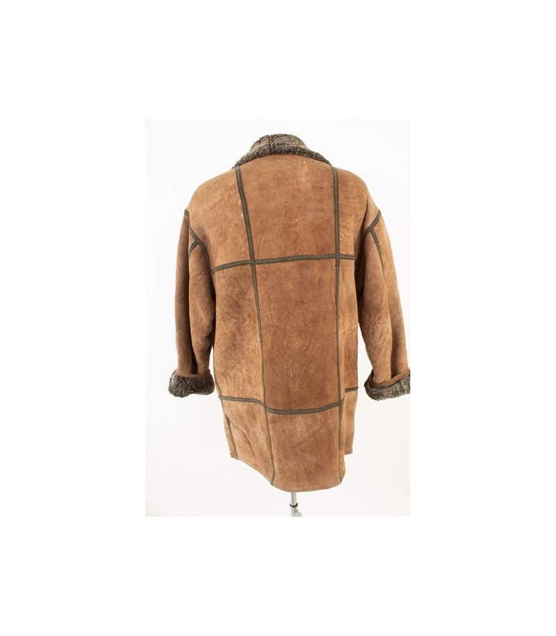 CHRIST Herren Mantel Lammfellmantel Gr. 52 Leder – Foto 4