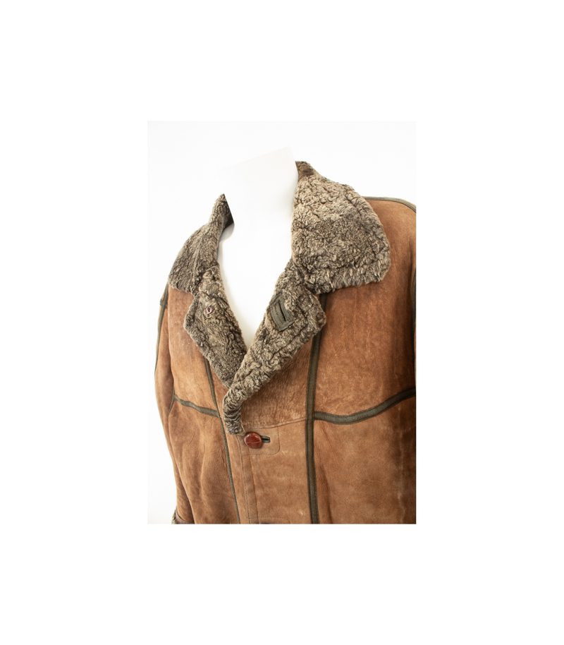 CHRIST Herren Mantel Lammfellmantel Gr. 52 Leder – Foto 5