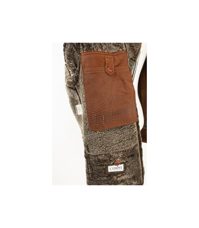 CHRIST Herren Mantel Lammfellmantel Gr. 52 Leder – Foto 9