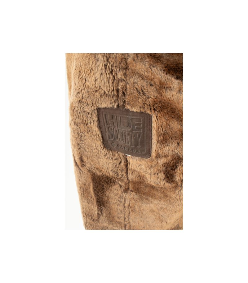 HIDE SOCIETY CANADA Damen Mantel Lammfellmantel Gr. DE 44 Braun – Foto 10