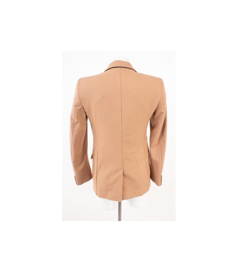 RENE LEZARD Damen Blazer Gr. DE 36 Beige Wolle Angora – Foto 4
