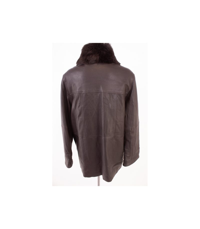 Walbusch Detlev Albers Damen Lederjacke Gr. 20 Braun – Foto 4