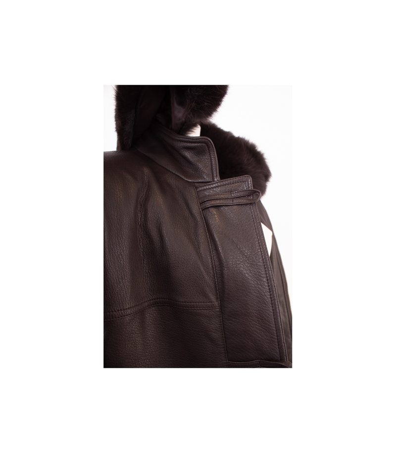 Walbusch Detlev Albers Damen Lederjacke Gr. 20 Braun – Foto 10