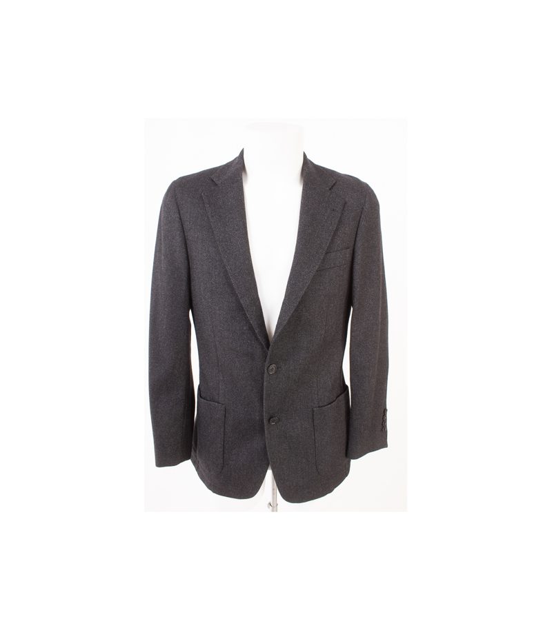 ROLF LANG Sartoria Herren Sakko & Kaschmi Gr. 90 Grau Wolle Cashmere – Foto 1