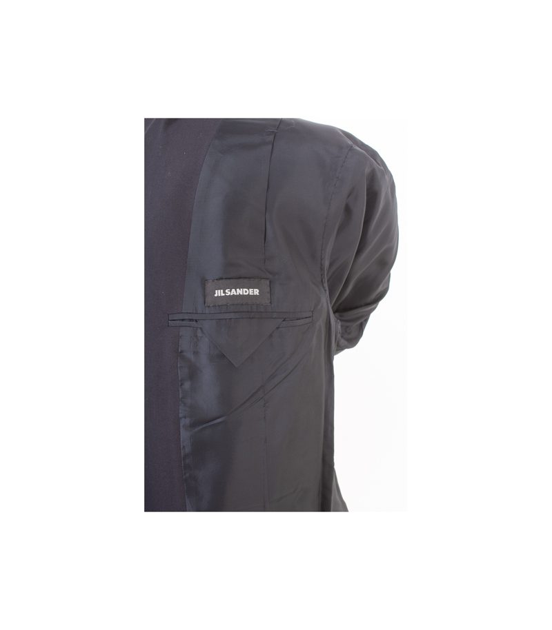JIL SANDER Herren Sakko Gr. 50 Blau Wolle – Foto 9